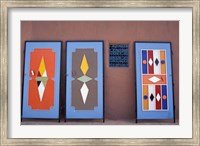 Colorful Doors Made by Local Metalworkers, Morocco Fine Art Print