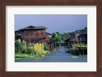 Floating Village on Inle Lake, Myanmar Fine Art Print