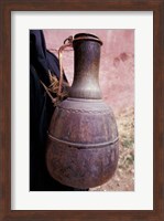 Copper Water Jug is Carried from Well to Homes, Morocco Fine Art Print