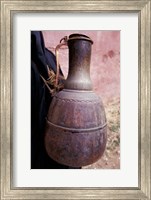 Copper Water Jug is Carried from Well to Homes, Morocco Fine Art Print