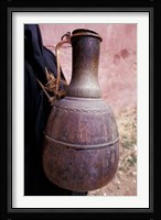 Copper Water Jug is Carried from Well to Homes, Morocco Fine Art Print