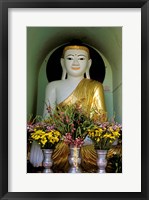 Buddha with Flowers Fine Art Print