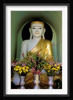 Buddha with Flowers Fine Art Print