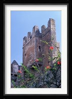 Andalusian Gardens with 17th Century Kasbah Des Oudaias, Morocco Fine Art Print