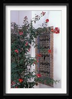 Courtyard with Zellij (Mosaic Tilework), Marrakech, Morocco Fine Art Print