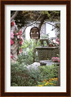 Caged Songbird Hangs in Administrator's Garden, Suzhou, Jiangsu Province, China Fine Art Print