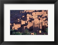 Ait Benhaddou Ksour (Fortified Village) with Pise (Mud Brick) Houses, Morocco Fine Art Print