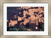 Ait Benhaddou Ksour (Fortified Village) with Pise (Mud Brick) Houses, Morocco Fine Art Print