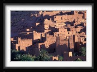 Ait Benhaddou Ksour (Fortified Village) with Pise (Mud Brick) Houses, Morocco Fine Art Print