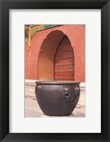 Fire Kettle by Doorway of the Palace Museum, Beijing, China Fine Art Print