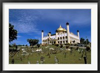 Gilded dome, architecture of Brunei, Asia Fine Art Print