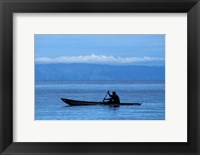 Canoe on Lake Tanganyika, Tanzania Fine Art Print