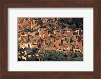 Fortified Homes of Mud and Straw (Kasbahs) and Mosque, Morocco Fine Art Print