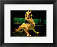 China, Shanghai, Bixie Mythical Beast Statue Fine Art Print