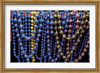 Colorful Beads For Sale in Khan al-Khalili Bazaar, Cairo, Egypt Fine Art Print