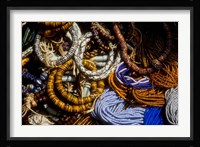 Detail of Beads for Jewelry Making, Makola Market, Accra, Ghana Fine Art Print