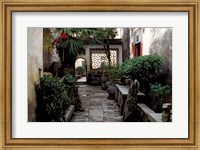 Courtyard of Huizhou-styled House, China Fine Art Print