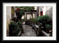 Courtyard of Huizhou-styled House, China Fine Art Print