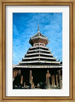 Dong People's Traditional Drum Tower, China Fine Art Print