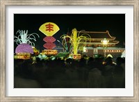 Decoration Symbolizing Harvest in Tian An Men Square, Beijing, China Fine Art Print