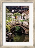China, Jiangsu, Suzhou, North Temple Pagoda, path Fine Art Print