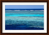 Fisherman, Wooden Boat, Panorama Reef, Red Sea, Egypt Fine Art Print