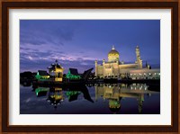 Sultan Omar Ali Saifuddin Mosque, Brunei Fine Art Print