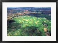 Aerial View of Fields in Northern Madagascar Fine Art Print