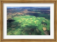Aerial View of Fields in Northern Madagascar Fine Art Print