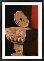 Ancient Marble Sundial, Forbidden City, Beijing, China Fine Art Print