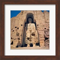 Afghanistan, Bamian Valley, Great Buddha base Fine Art Print