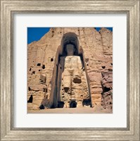 Afghanistan, Bamian Valley, Great Buddha base Fine Art Print