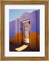 Courtyard Entrance in Nubian Village Across the Nile from Luxor, Egypt Fine Art Print