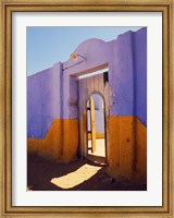 Courtyard Entrance in Nubian Village Across the Nile from Luxor, Egypt Fine Art Print