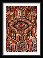 Colorful Rug Artwork, Casablanca, Morocco Fine Art Print