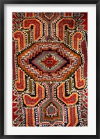 Colorful Rug Artwork, Casablanca, Morocco Fine Art Print