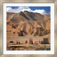 Afghanistan, Bamian Valley, Ancient Architecture Fine Art Print