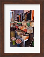 Africa, Morocco, Marrakech. Spices of the mellah of Marrakech. Fine Art Print