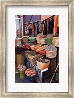 Africa, Morocco, Marrakech. Spices of the mellah of Marrakech. Fine Art Print