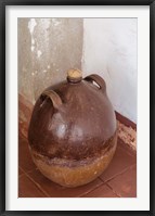 Africa, Mozambique, Island. Earthenware pot at Governors Palace. Fine Art Print