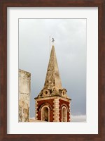 Africa, Mozambique, Island. Steeple at the Governors Palace chapel. Fine Art Print