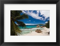 Anse Patates Beach, La Digue Island, Seychelles Fine Art Print