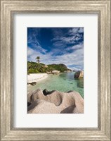 Anse Source D'Argent Beach, L'Union Estate Plantation, La Digue Island, Seychelles Fine Art Print