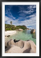 Anse Source D'Argent Beach, L'Union Estate Plantation, La Digue Island, Seychelles Fine Art Print
