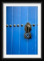 Blue Door of Kasbah of Oudaya, UNESCO World Heritage Site, Rabat, Morocco, Africa Fine Art Print