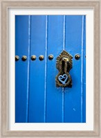 Blue Door of Kasbah of Oudaya, UNESCO World Heritage Site, Rabat, Morocco, Africa Fine Art Print