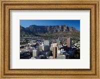 Cape Town CBD and Table Mountain, Cape Town, South Africa Fine Art Print