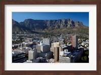 Cape Town CBD and Table Mountain, Cape Town, South Africa Fine Art Print