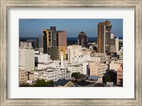 City view from Fort Adelaide, Port Louis, Mauritius Fine Art Print