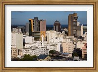 City view from Fort Adelaide, Port Louis, Mauritius Fine Art Print